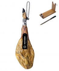 100% Pata Negra Schinken aus Eichelmast Altadehesa + Schinkenhalter + Messer