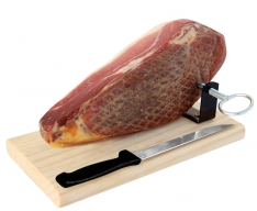 Mini Serrano Schinken Artysán gereift + Schinkenhalter + Schinkenmesser