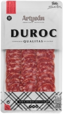 Salchichón Serrano Dauerwurst Extra Duroc Familientradition Artysán in Scheiben
